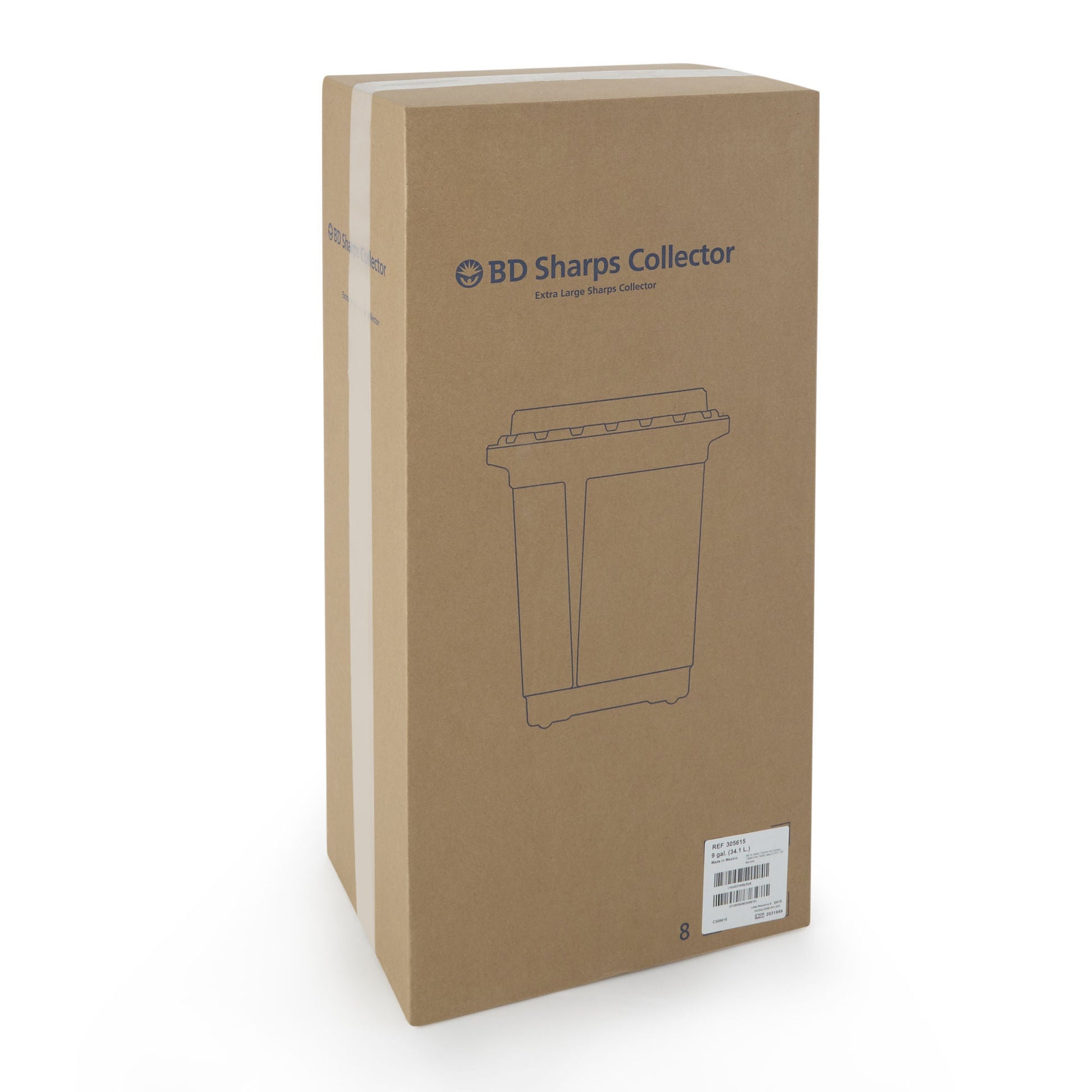 BD Multi-purpose Sharps Container, 9 Gallon