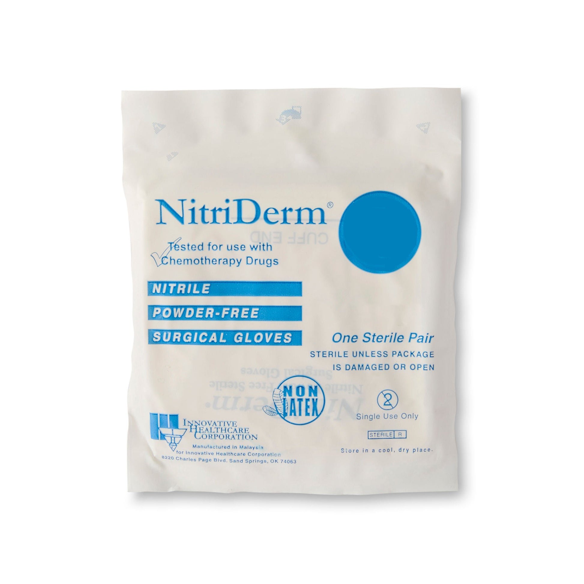 Sterile NitriDerm® Nitrile Surgical Gloves, White - view 7