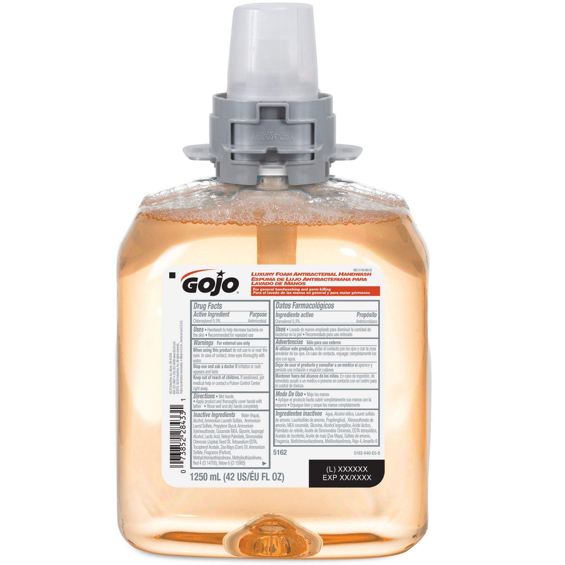 Gojo® Luxury Foam Antibacterial Handwash, Refill Bottle