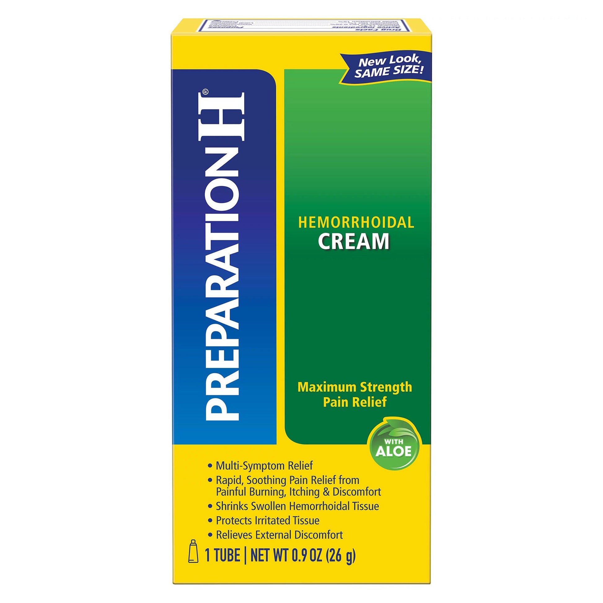 Preparation H® Hemorrhoidal Cream with Aloe, Tube