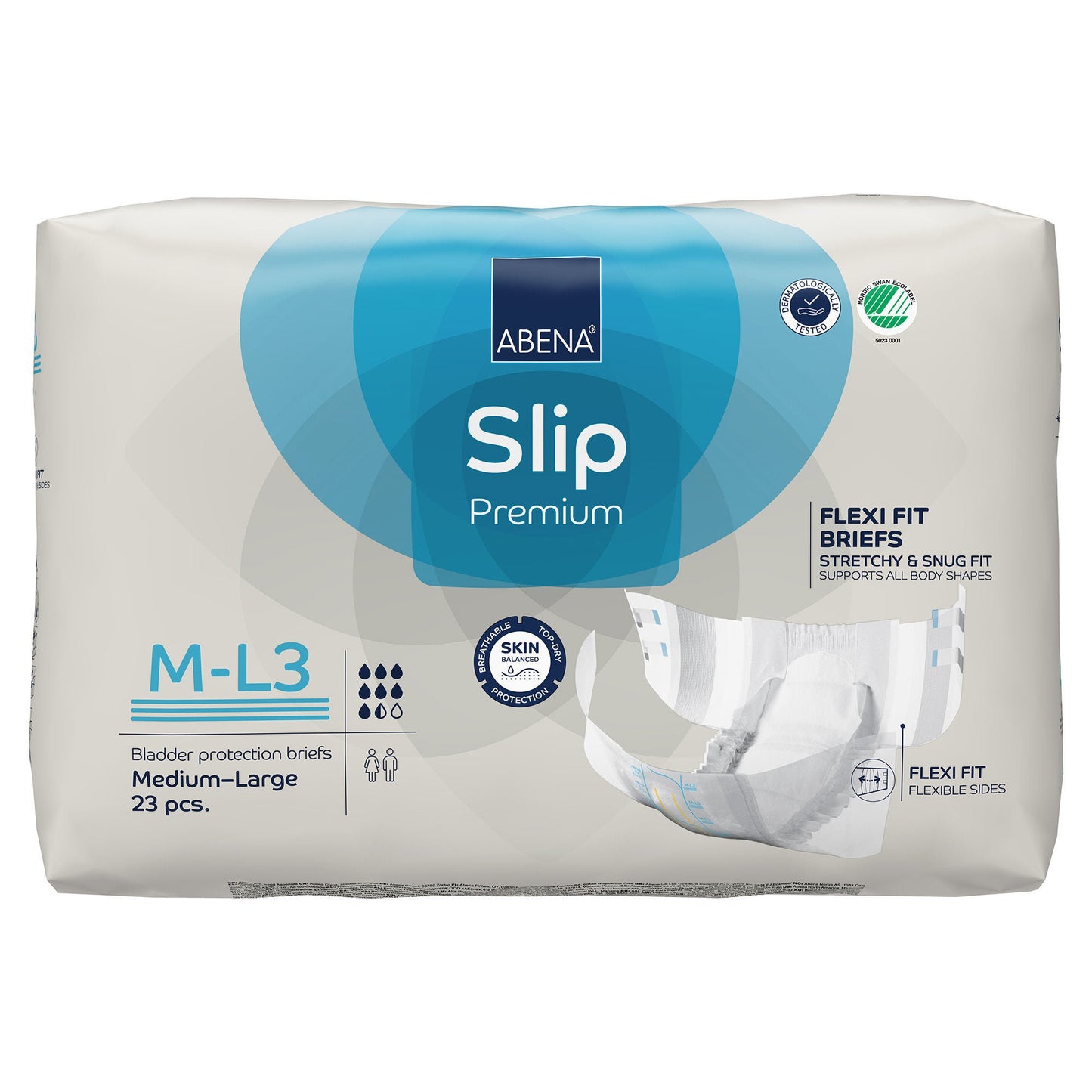 Abena® Slip Premium Flexi Fit Incontinence Briefs, M-L3