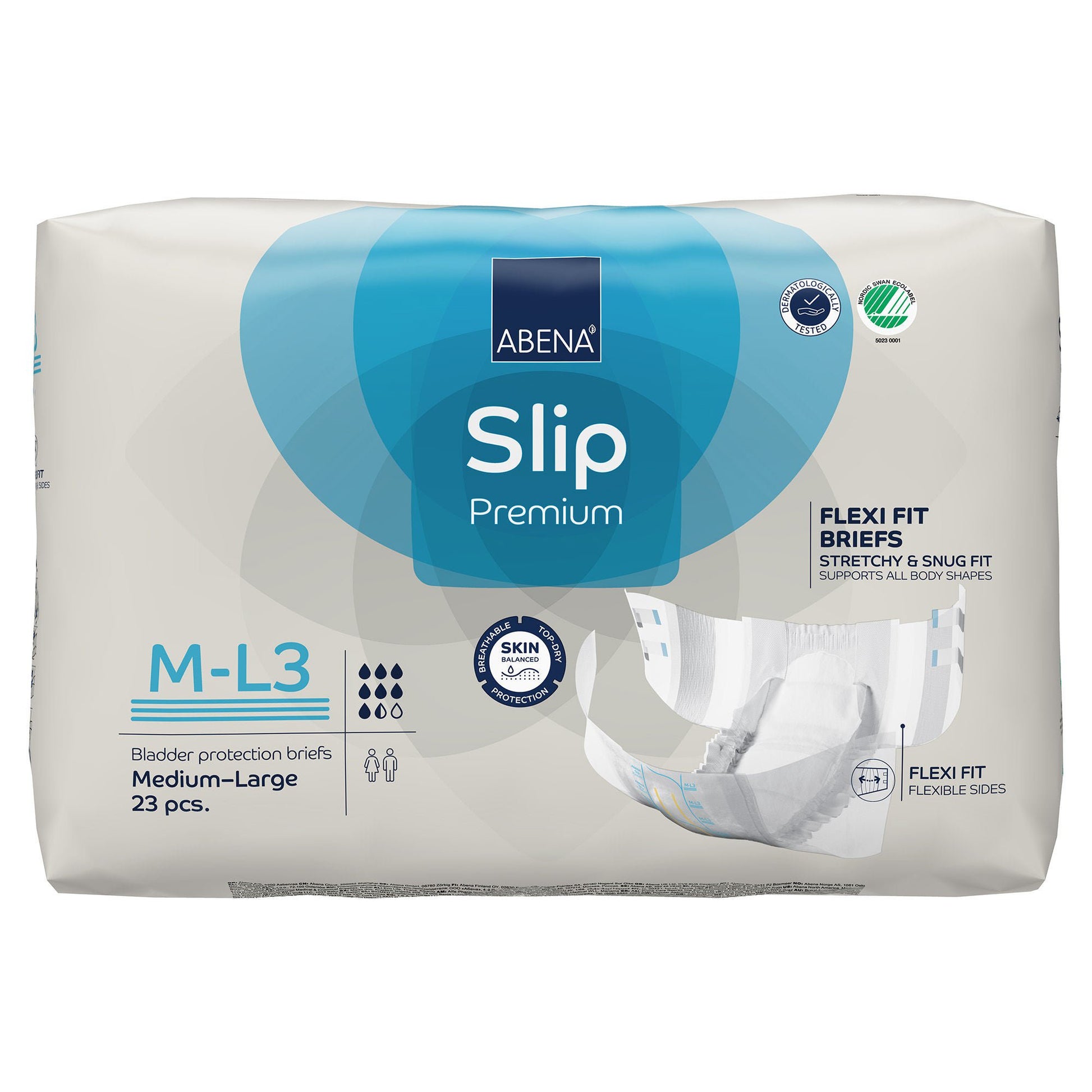 Abena® Slip Premium Flexi Fit Incontinence Briefs, M-L3