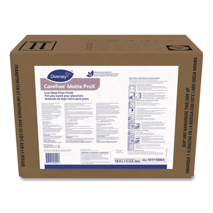 Diversey Carefree Matte P Floor Finish Liquid Bag In Box Ammonia Scent