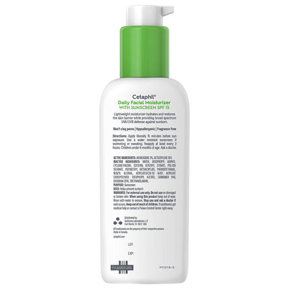 Cetaphil® Daily Facial Moisturizer SPF 15, Pump Bottle
