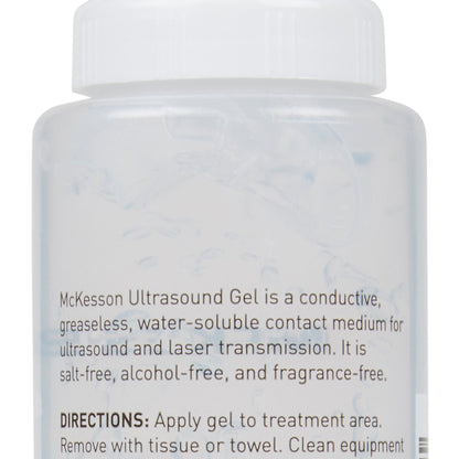 McKesson Ultrasound Gel, Clear, Bottle, Ultrasound and Laser Transmission