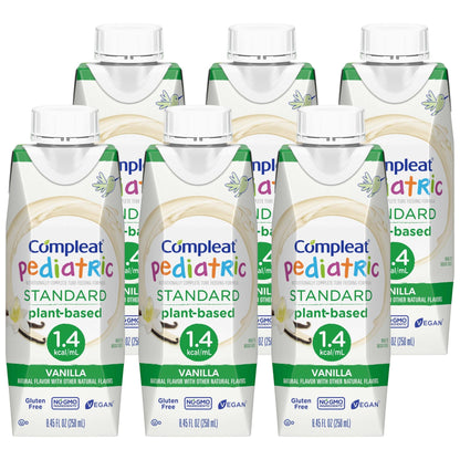 Compleat® Pediatric Standard Plant-Based 1.4 Cal Tube Feed Formula, Vanilla