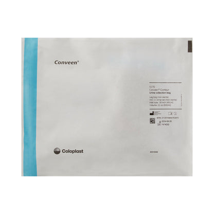 Conveen® Contour Urinary Leg Bag: Anti-Reflux Valve, Polyethylene/Flocked