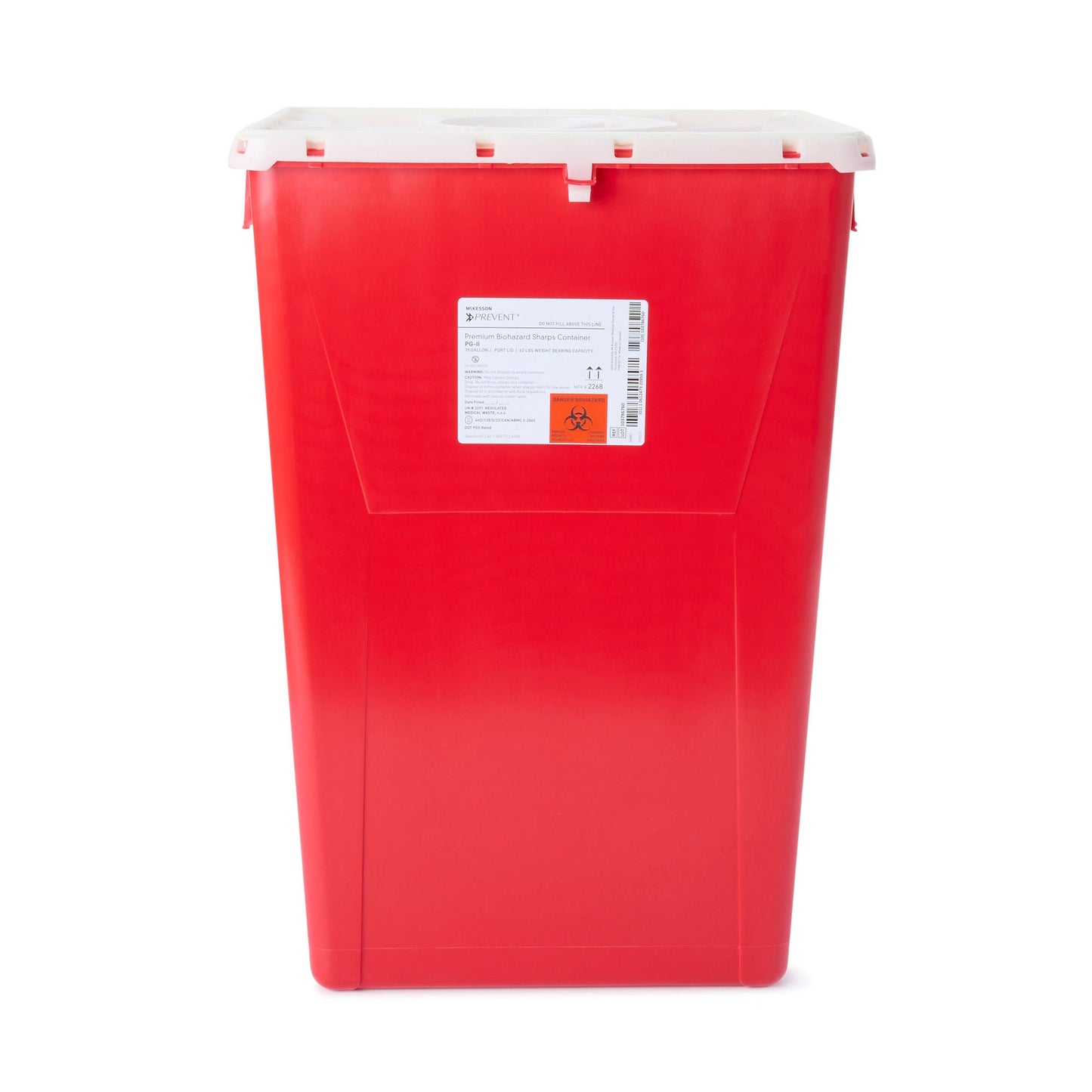 McKesson Prevent® Sharps Container, 18 Gallon