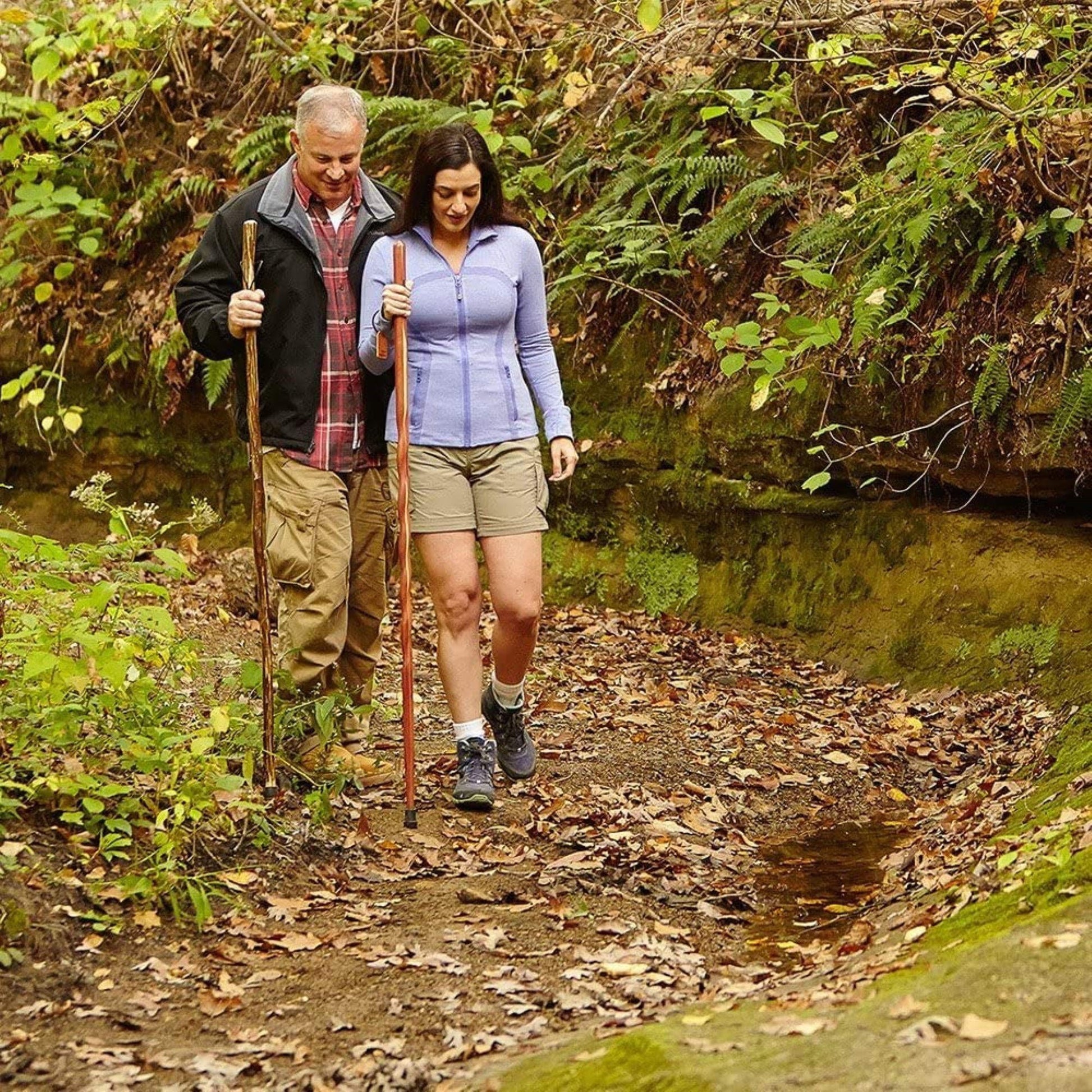 Brazos™ Iron Bamboo Rustic Walking Stick, 48 Inch Height