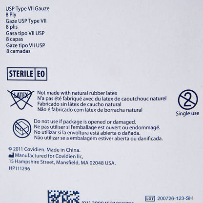 Dermacea™ Sterile USP Type VII Gauze Sponge, Eight-Ply