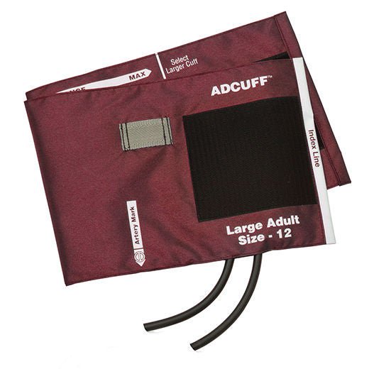 Adcuff Reusable Blood Pressure Cuff 34 to 50 cm Arm Nylon Cuff Large Adult Cuff