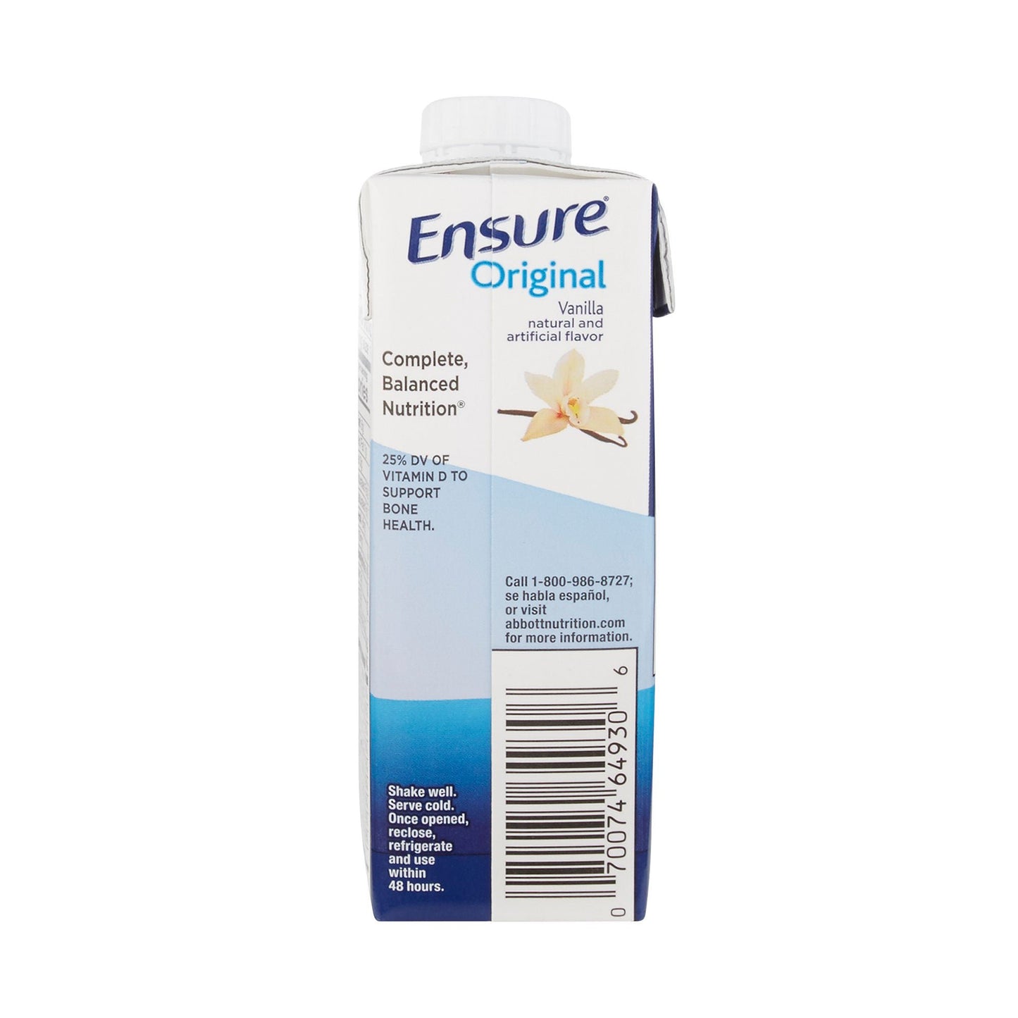 Ensure® Original Therapeutic Nutrition Shake, Vanilla, carton