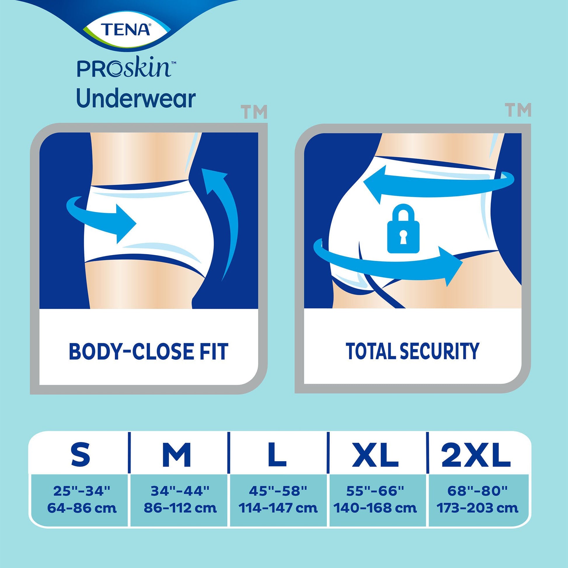 Tena® ProSkin™ Plus Fully Breathable Absorbent Underwear, Extra Large