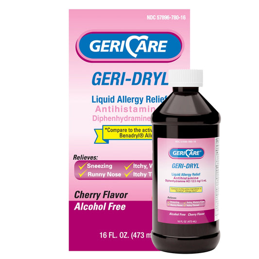 Geri-Care Allergy Relief 12.5 mg / Strength Liquid 16 oz.