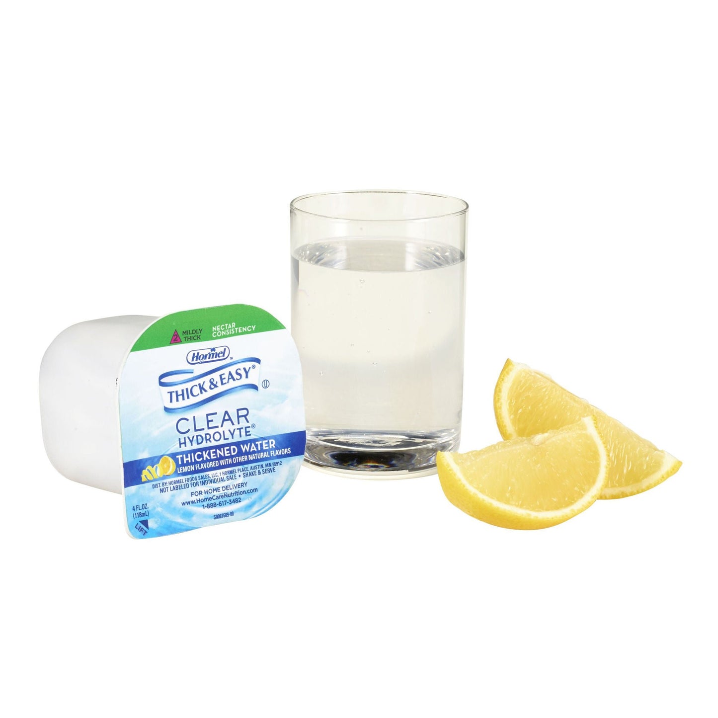 Thick & Easy® Hydrolyte® Nectar Consistency Lemon Thickened Water, Cup