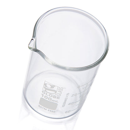 Glass Beakers, Low Form Griffin, Dual Graduations, ASTM E960 — 20 mL to 4000 mL, 1–12/Box | Globe Scientific