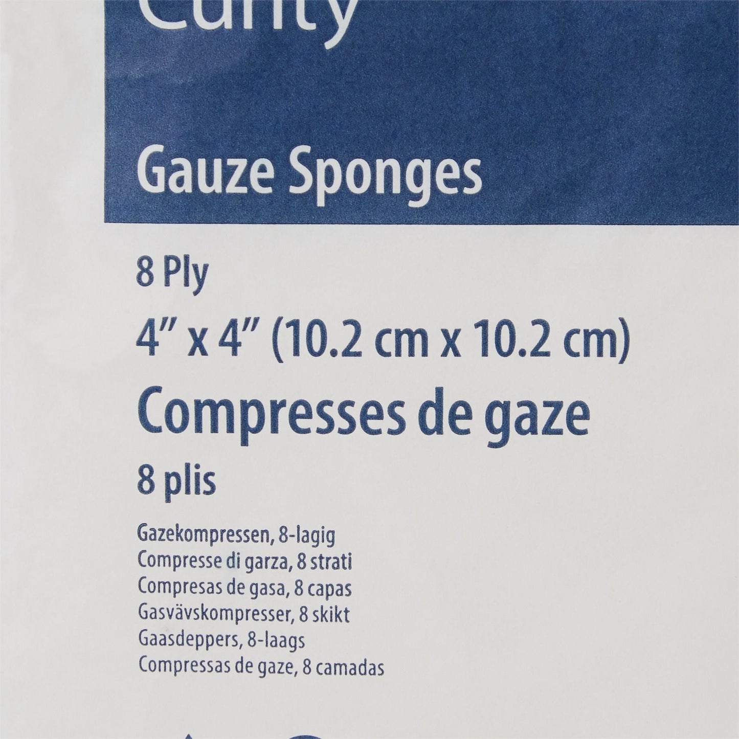Curity™ USP Type VII Gauze Sponge, 8-Ply