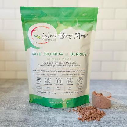 Whole Story Meals Oral Supplement Kale Quinoa Berry Flavor Powder Pouch