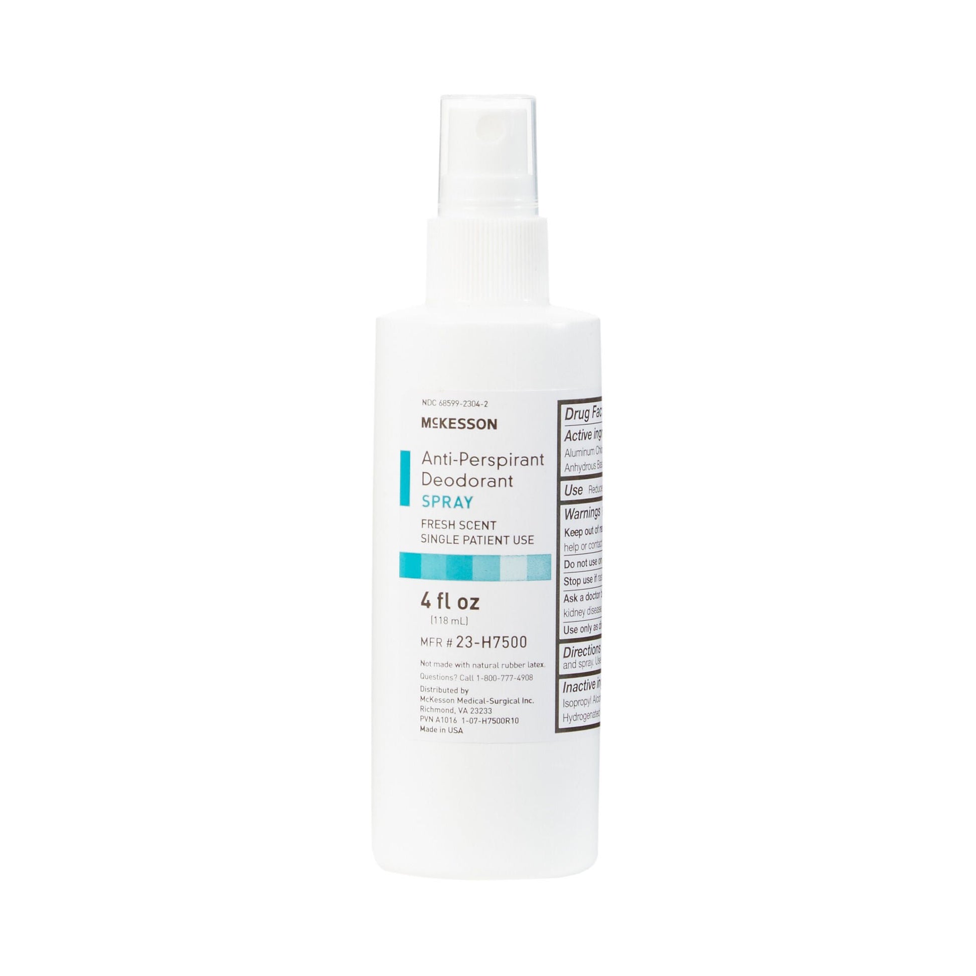 McKesson Antiperspirant / Deodorant, Fresh Scent, Spray Bottle