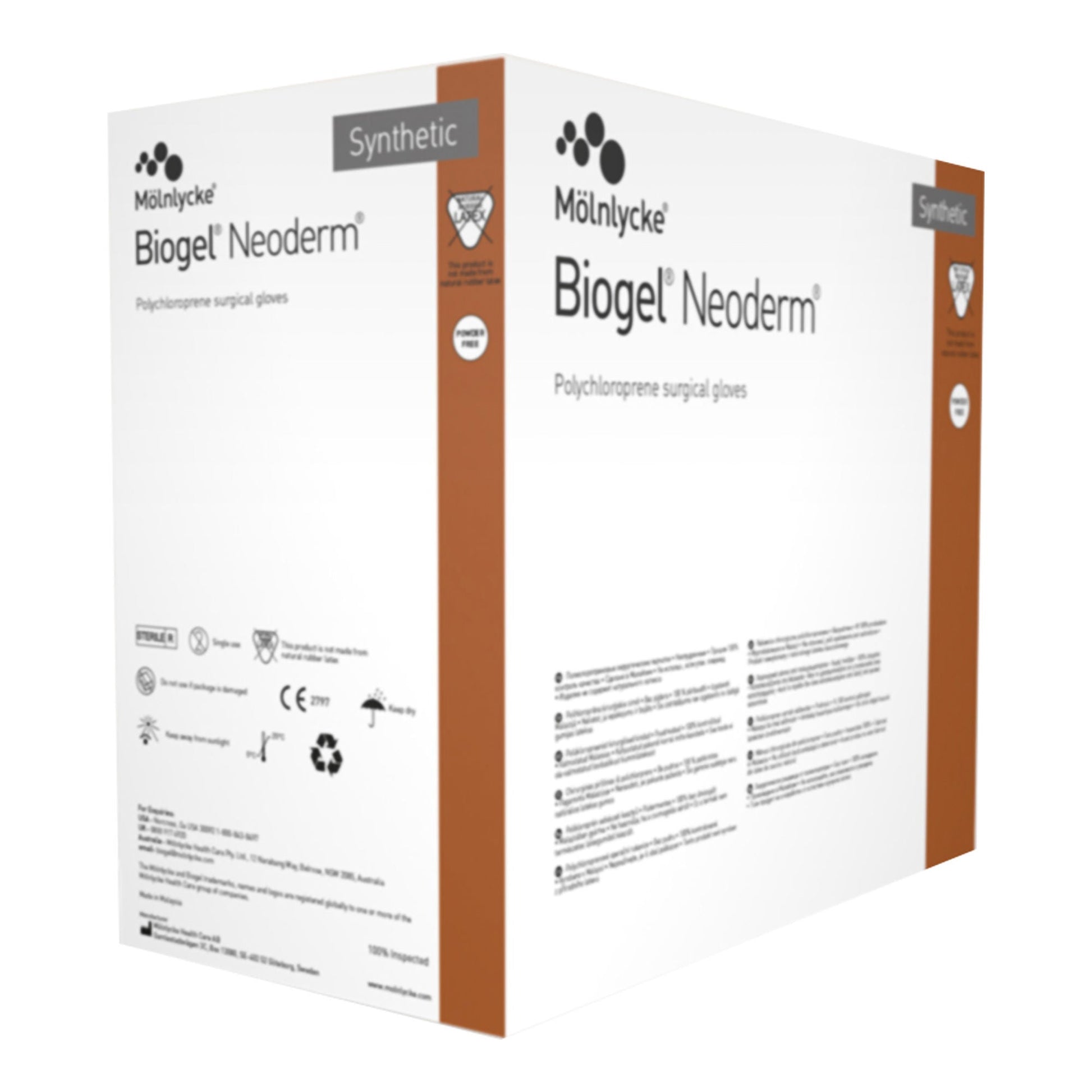 Sterile Biogel® NeoDerm® Polyisoprene Surgical Gloves, Light Brown - view 6