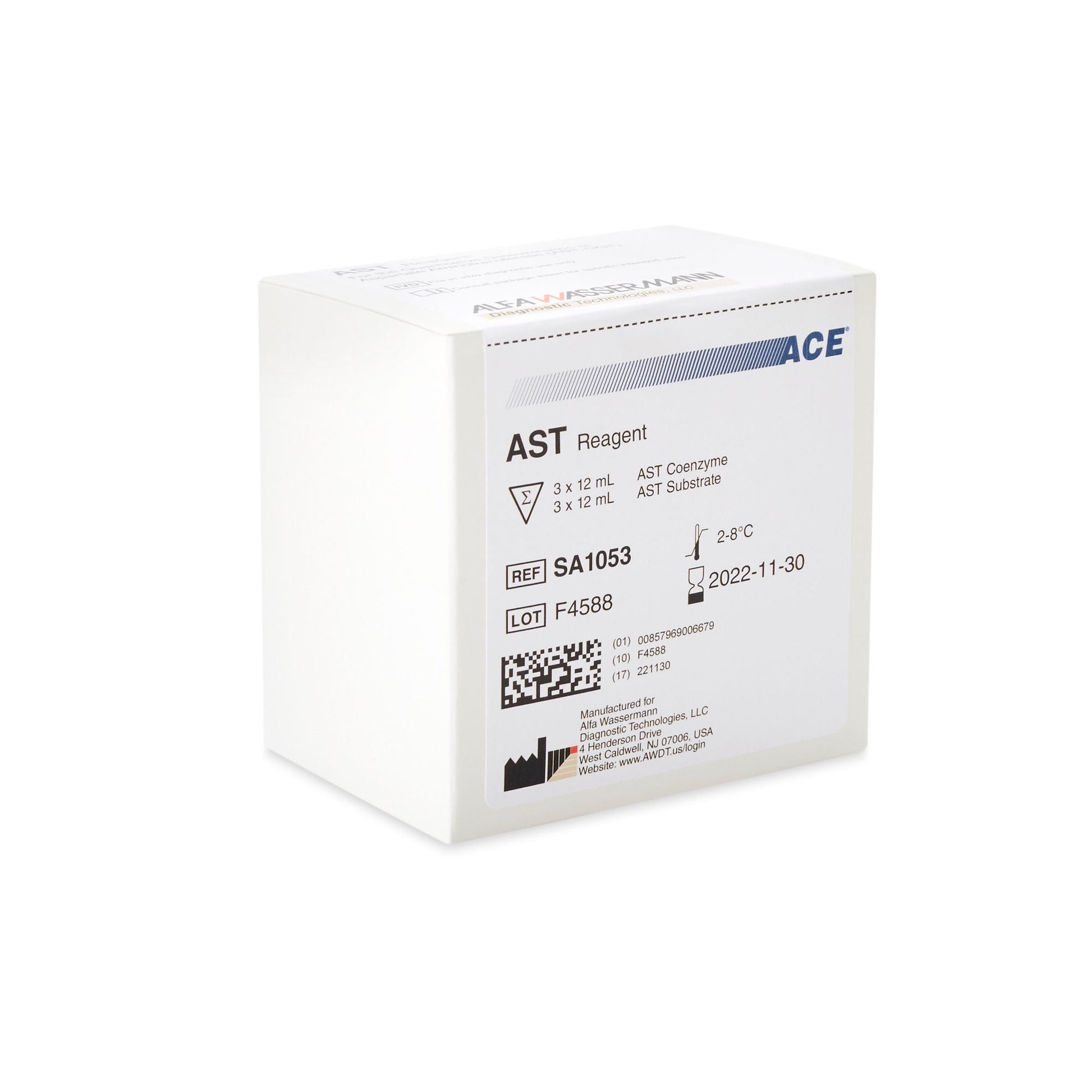 Ace® General Chemistry Reagent, Aspartate Aminotransferase (AST)