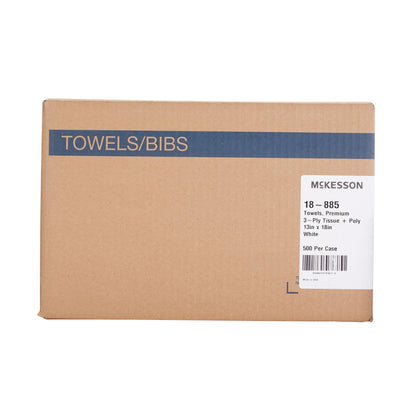 McKesson Nonsterile White Procedure Towel