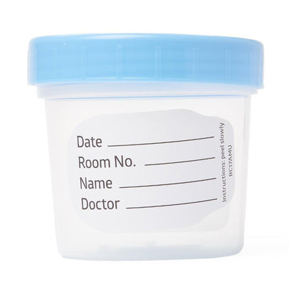 Specimen Container (4 oz.) Screw Cap Poly Bagged Sterile / Sterile Fluid Path