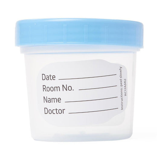 Specimen Container (4 oz.) Screw Cap Poly Bagged Sterile / Sterile Fluid Path