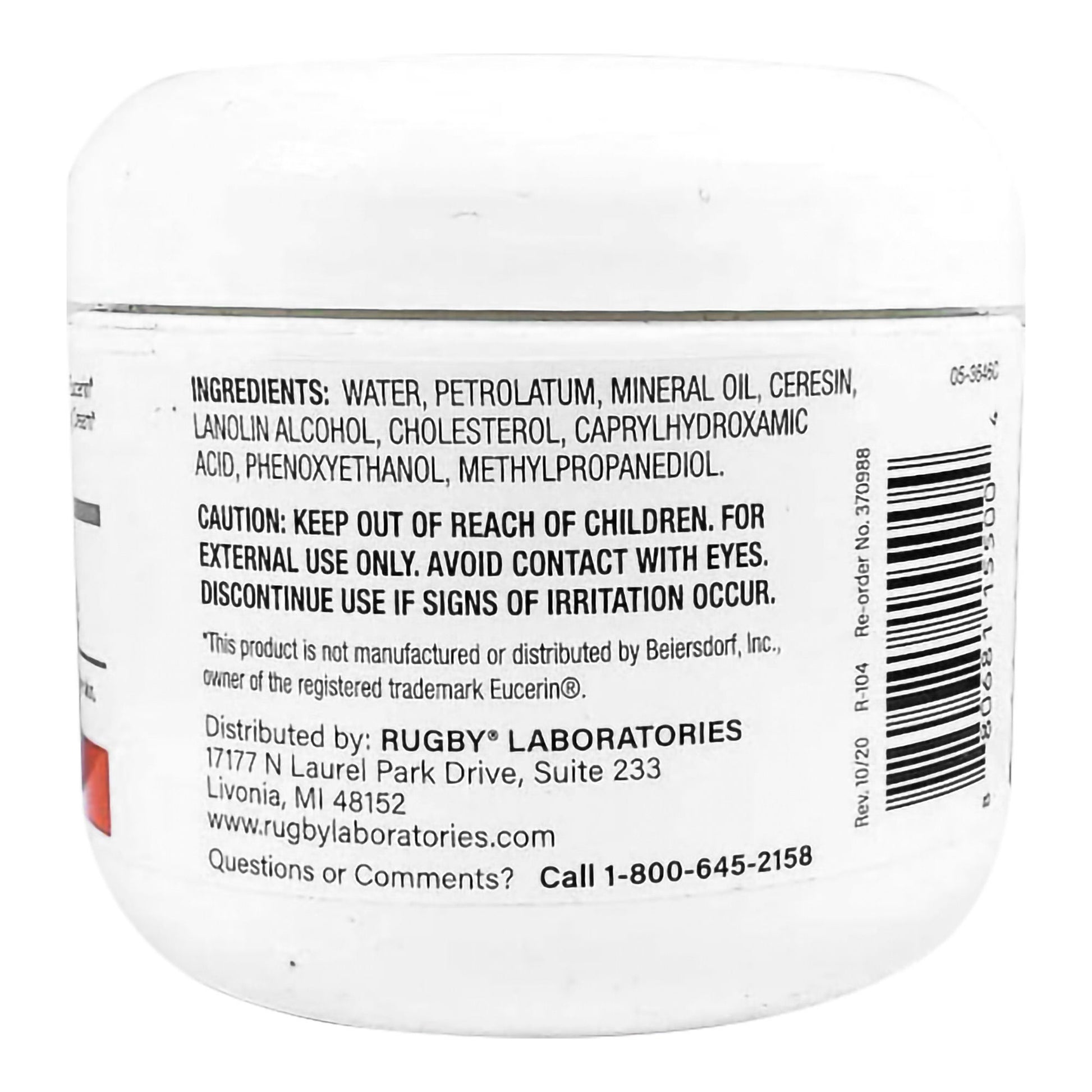 Rugby® Therapeutic Moisturizing Minerin™ Crème, Jar