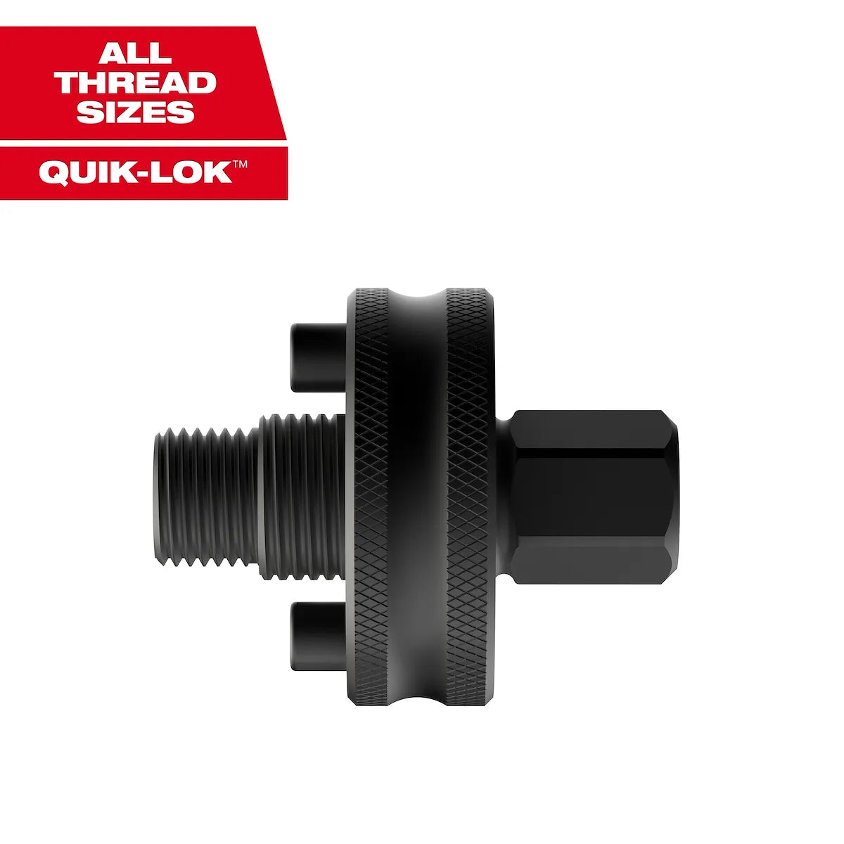 Milwaukee Hole Enlargement Thread Adapter for QUIK-LOK Arbors 49-56-7576 | Forged Steel