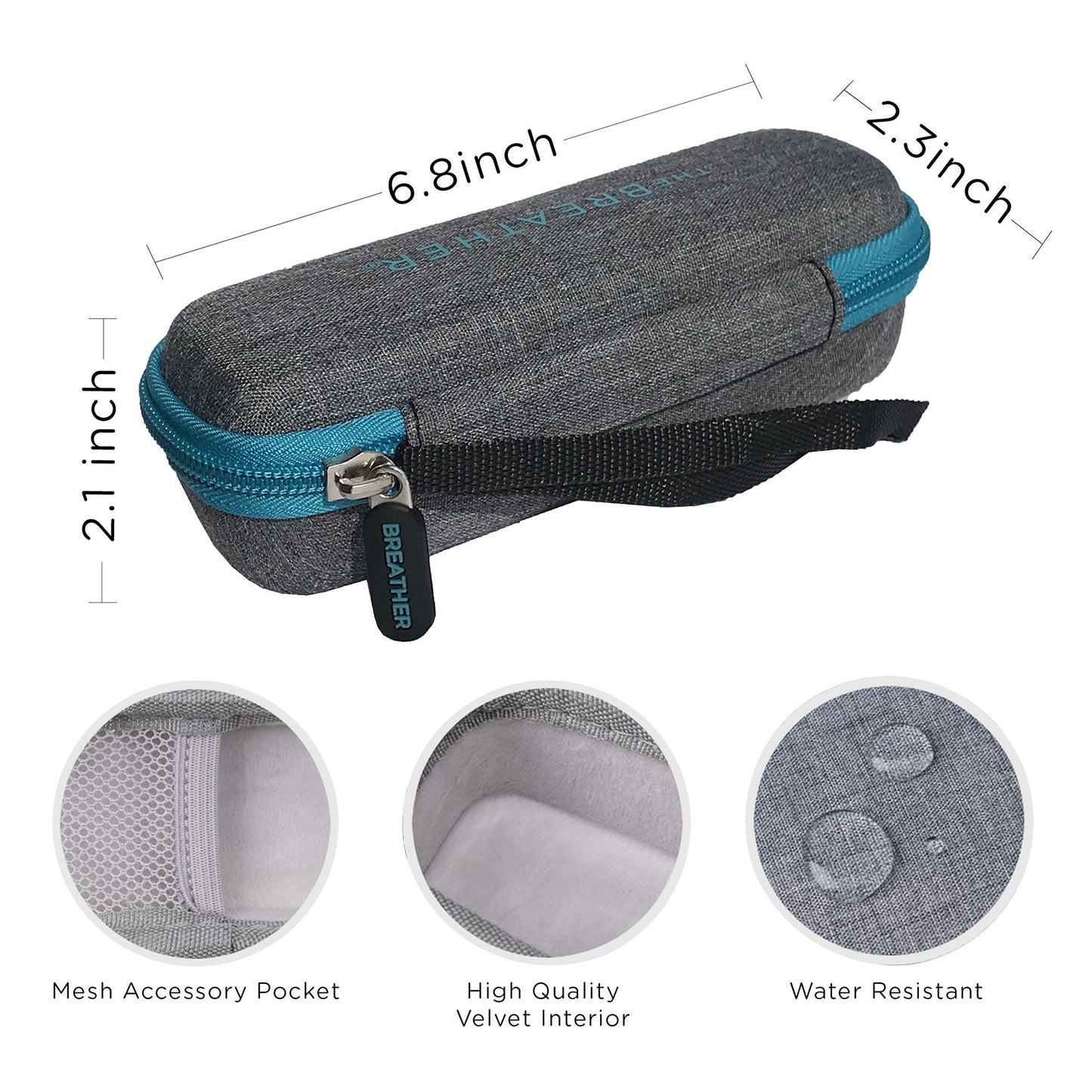 The Breather® Travel Case, Blue