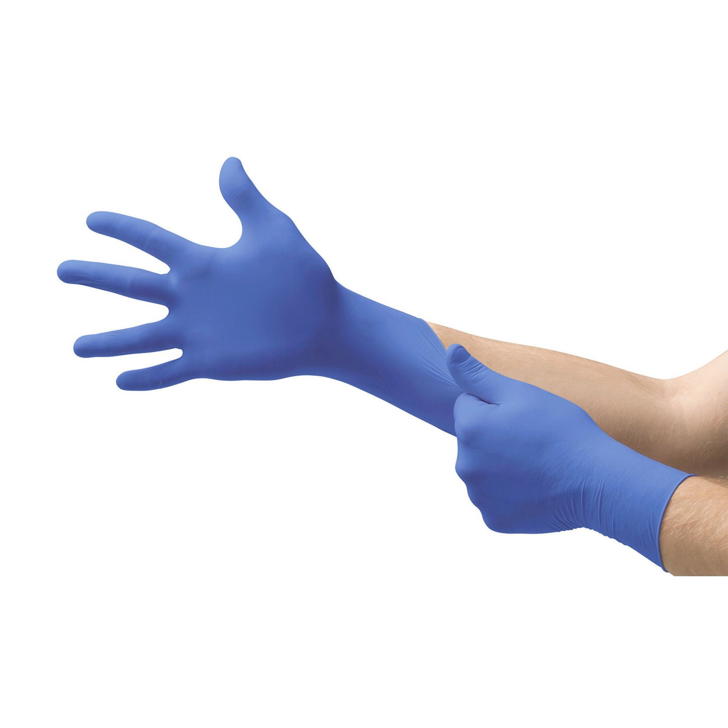 Micro-Touch® Nitrile Exam Gloves, Blue - view 2