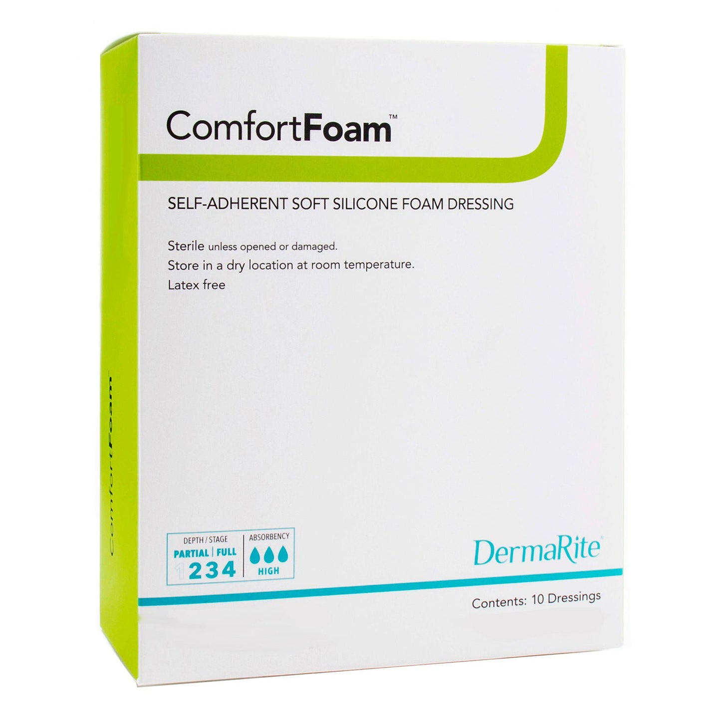 ComfortFoam™ Silicone Adhesive without Border Silicone Foam Dressing