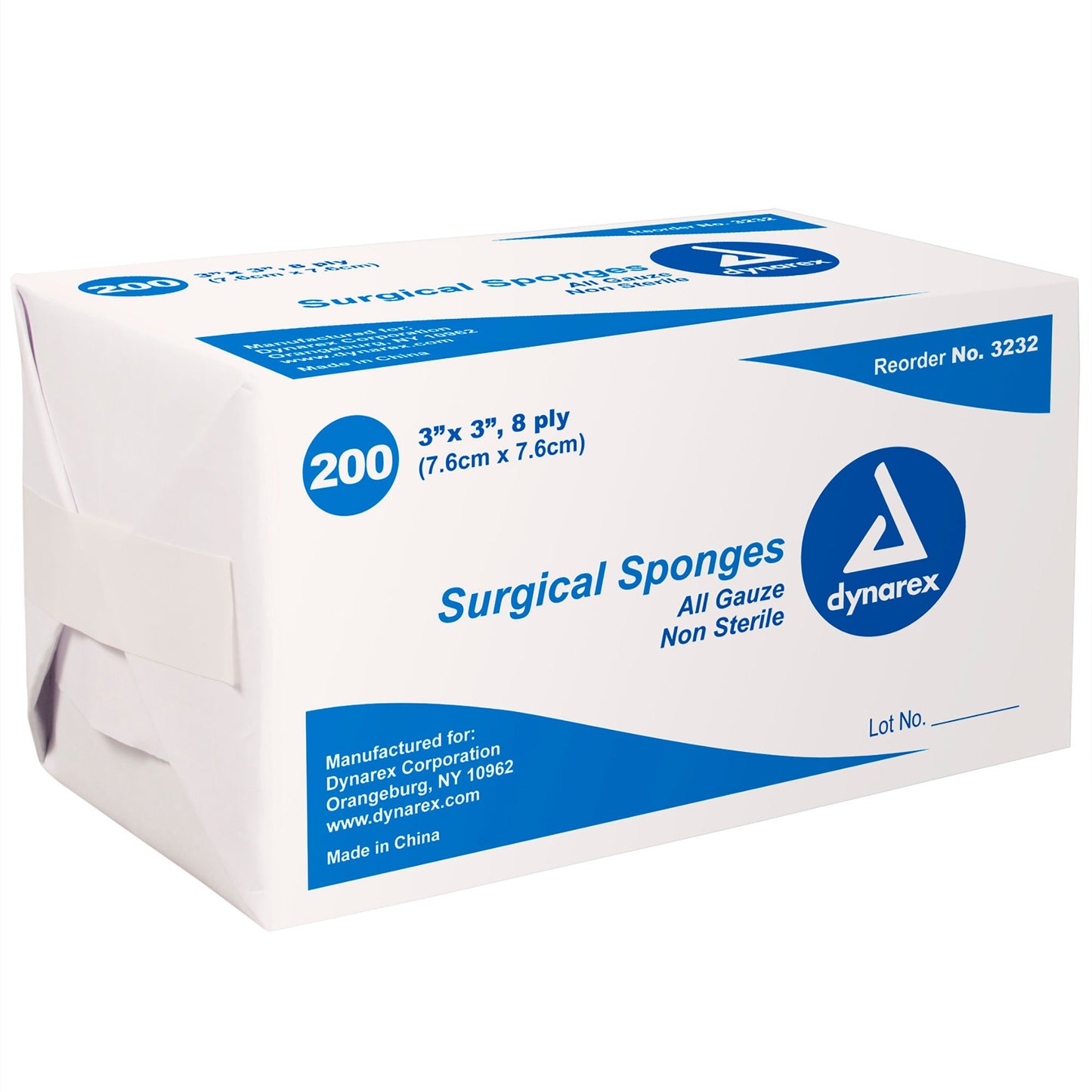 dynarex® Gauze Sponge, Eight-Ply