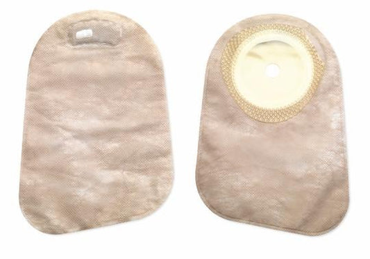 Premier™ One-Piece Closed End Beige Ostomy Pouch, Cut to fit 75 x Oval