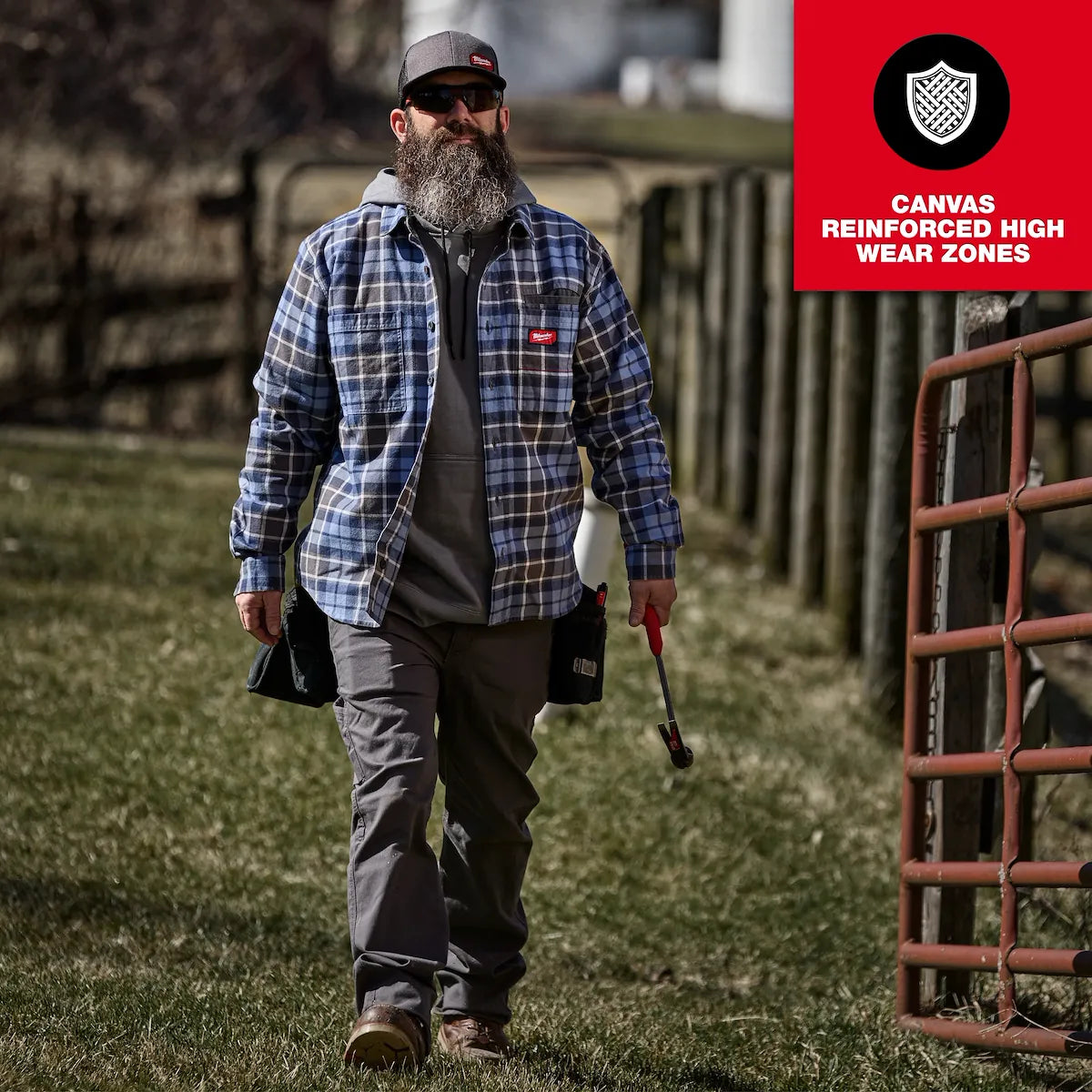 Milwaukee GRIDIRON Flannel Shirt M551