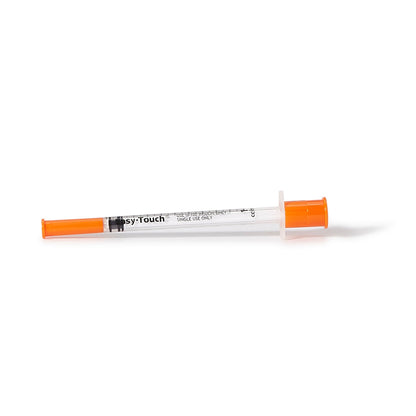 EasyTouch™ Standard Insulin Syringe with Needle, 29 Gauge, 1/2 Inch Length