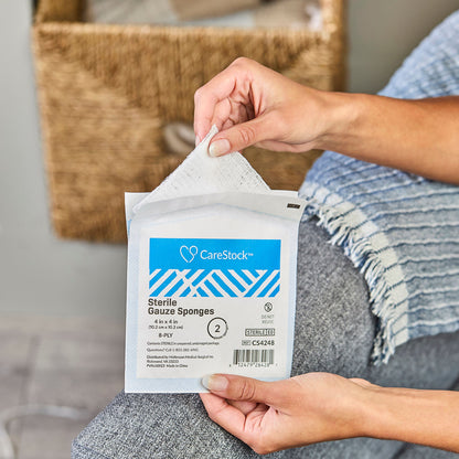 CareStock™ Sterile Gauze Sponge, 8-Ply