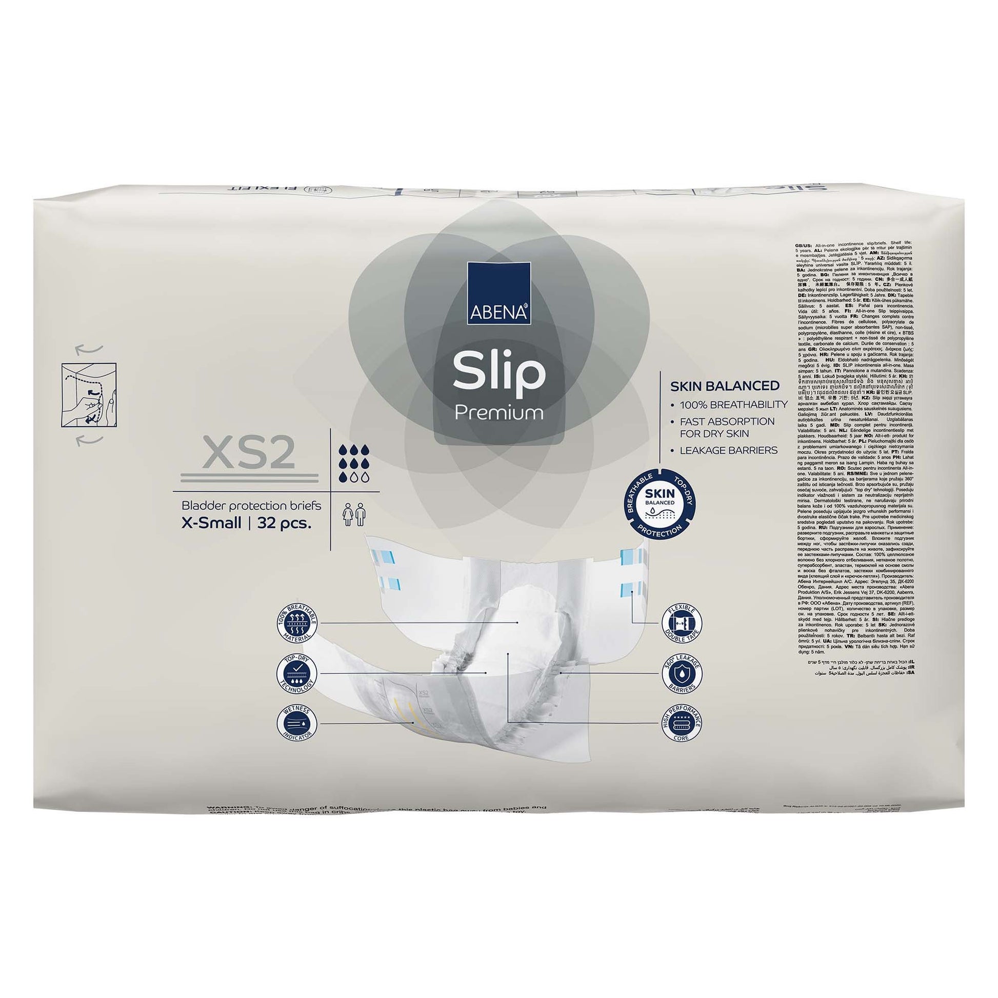 Abena® Slip Premium XS2 Incontinence Brief