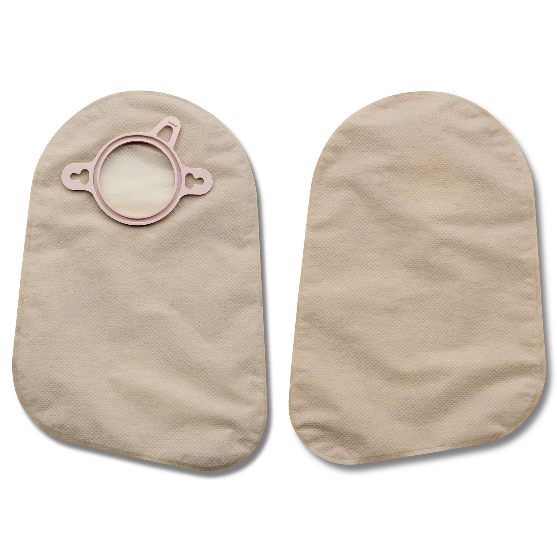 New Image™ 2-Piece Transparent Ostomy Pouch, Pre-cut to Fit , Green