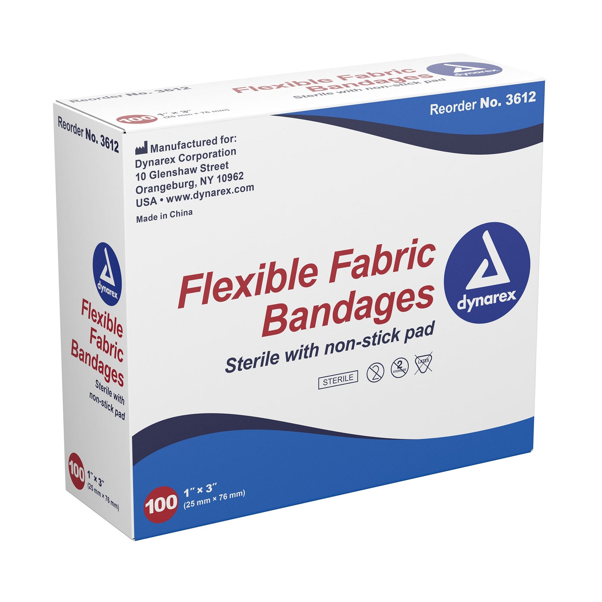 dynarex® Tan Adhesive Fabric Bandage