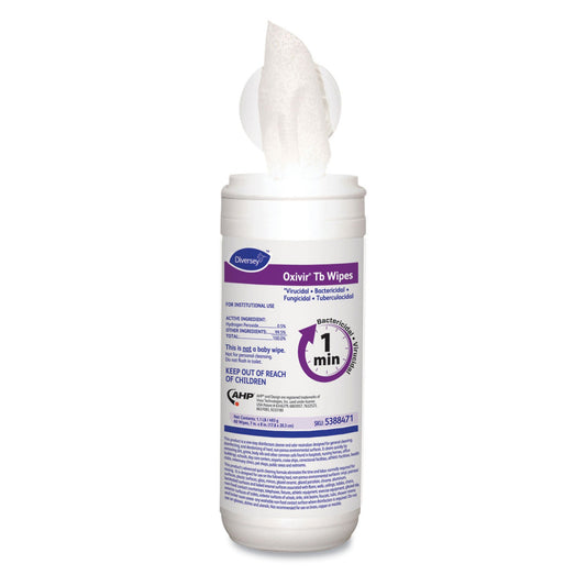 Oxivir® Tb Surface Disinfectant Cleaner Wipes, .