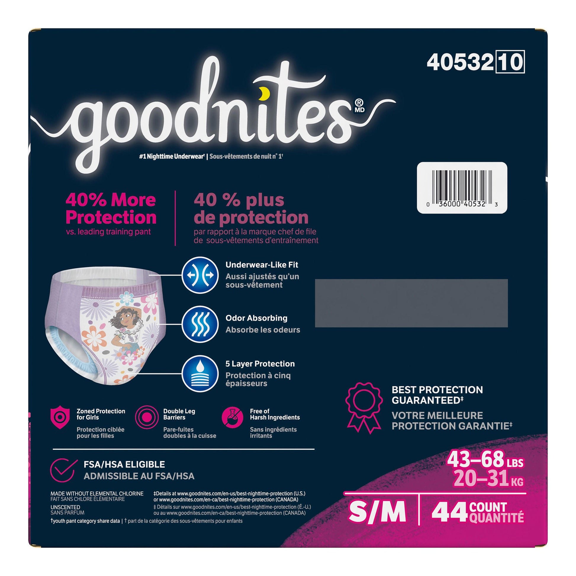 GoodNites® Absorbent Underwear for Girls