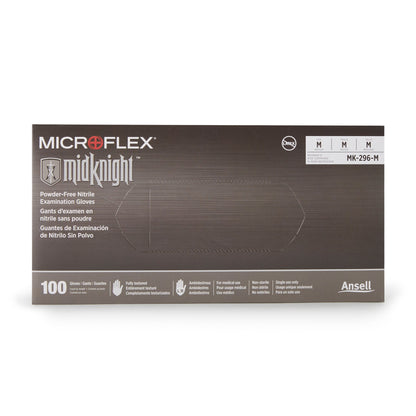 MICROFLEX® MidKnight™ Nitrile Exam Gloves, Black - view 6