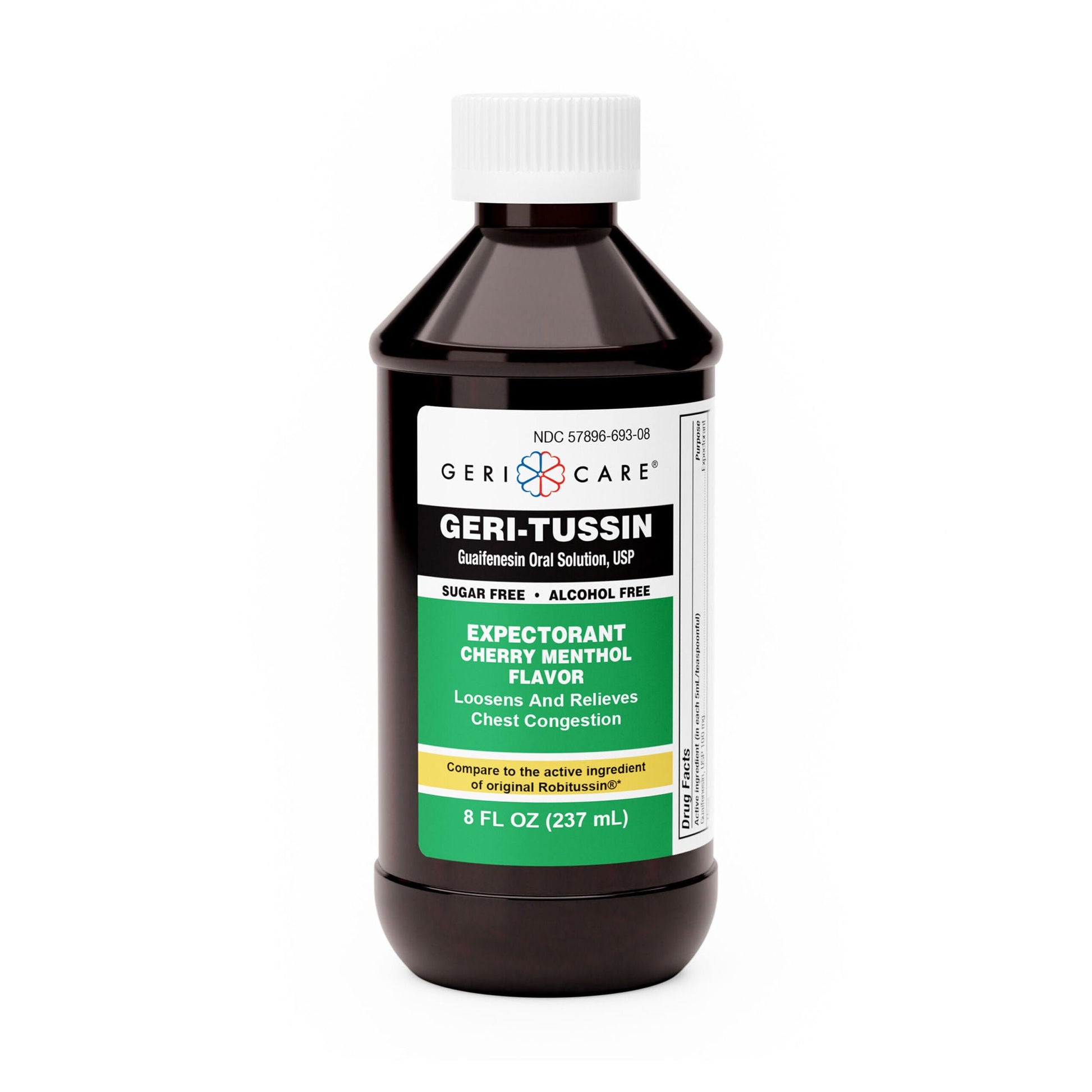 Geri-Care Cold and Cough Relief 100 mg / Strength Liquid 8 oz.