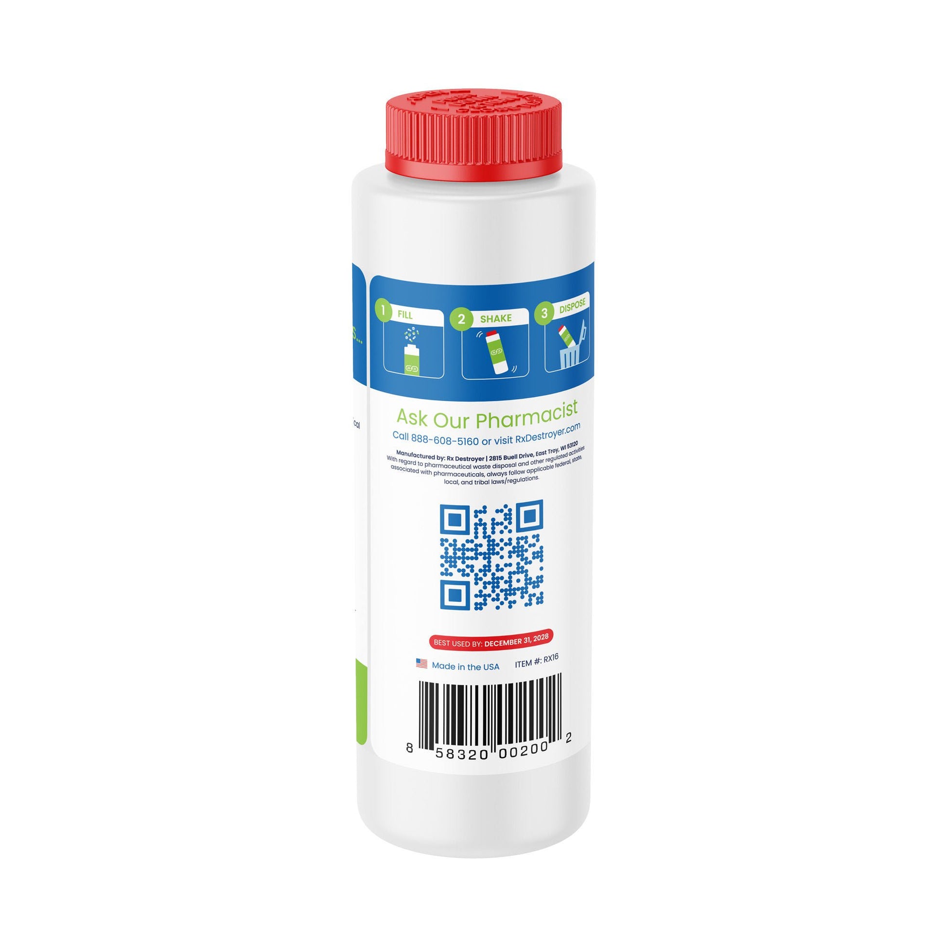 Rx Destroyer™ Pharmaceutical Disposal System