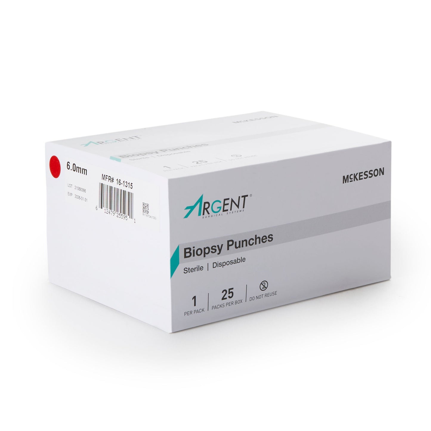 McKesson Argent™ Disposable Biopsy Punches, 6.0 mm - view 2