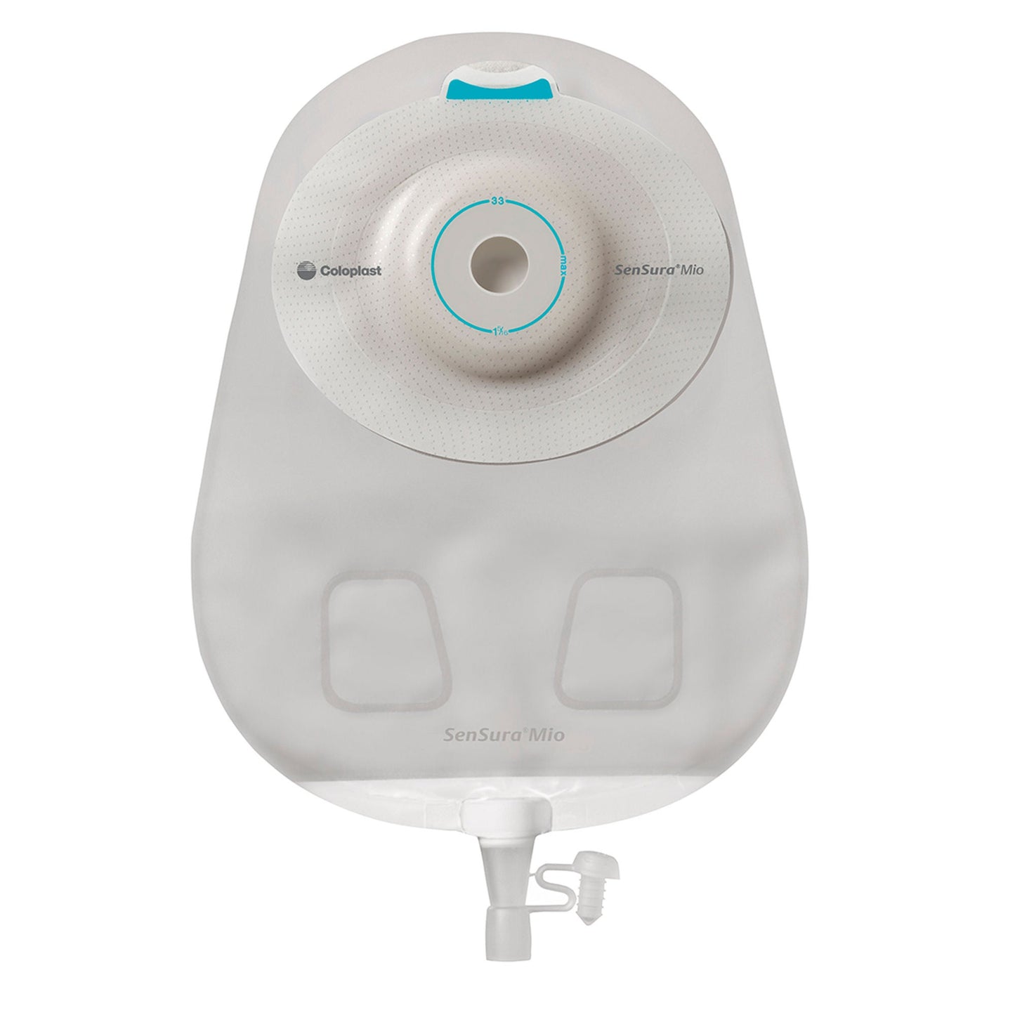 SenSura® Mio Convex Soft 1-Piece Transparent Urostomy Pouch, Stomas