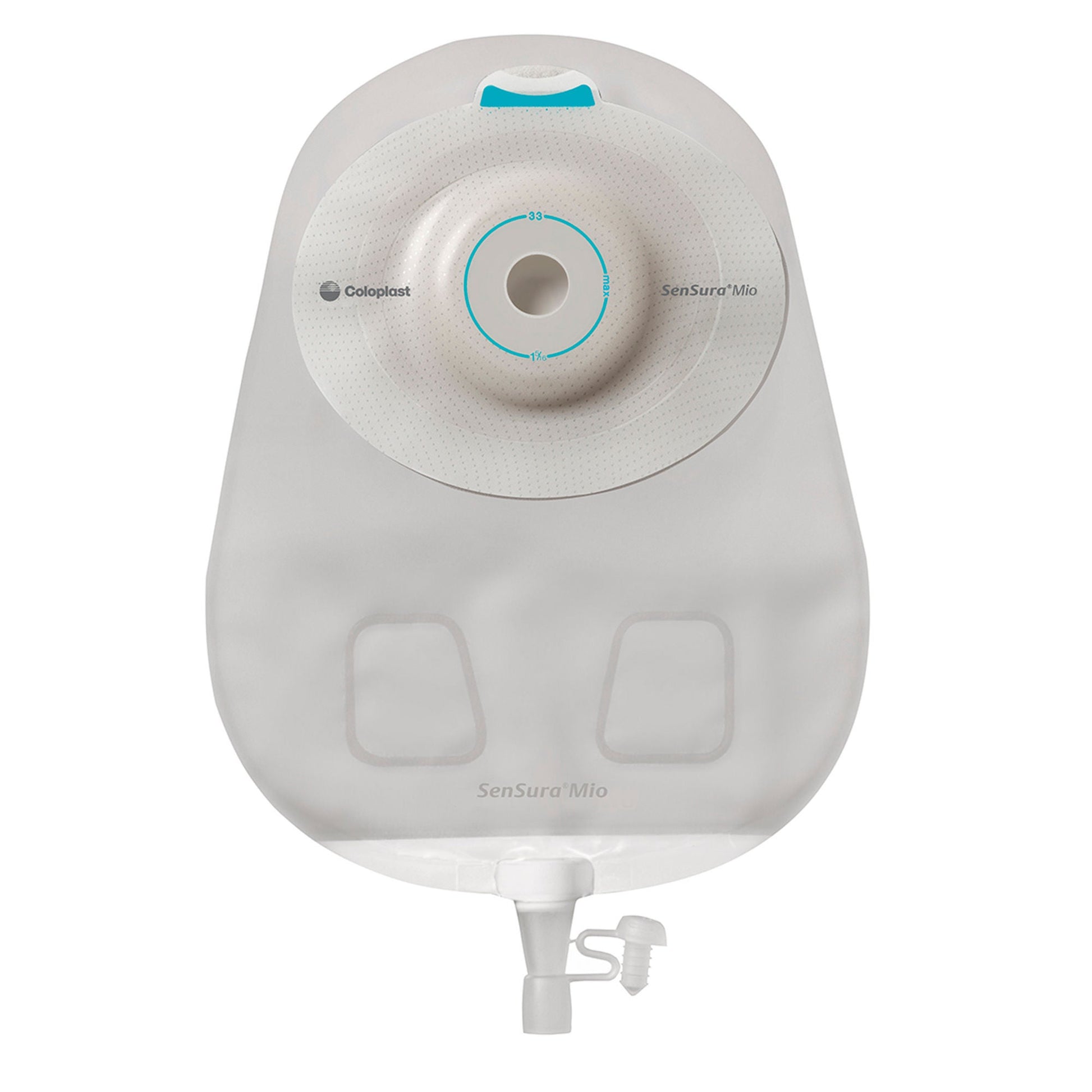 SenSura® Mio Convex Soft 1-Piece Transparent Urostomy Pouch, Stomas