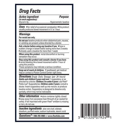 Fleet® Glycerin Laxative Suppository